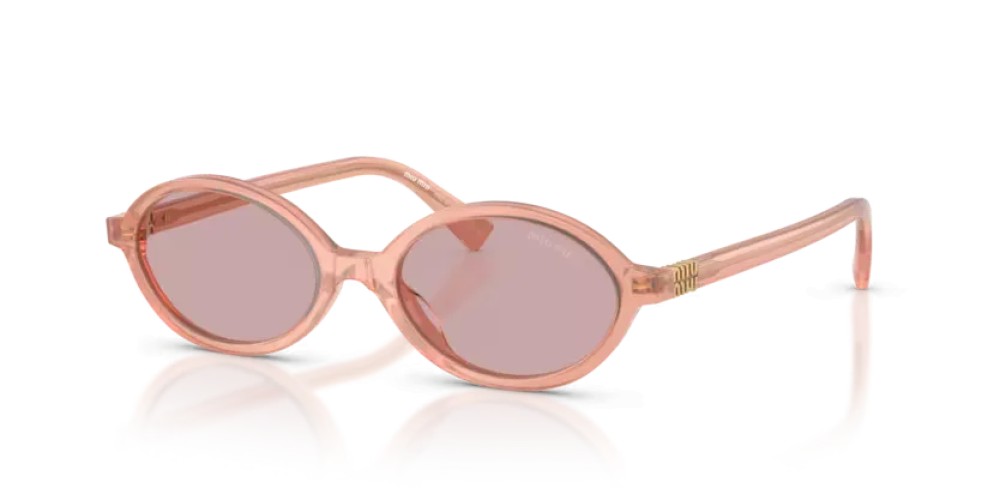 MIU MIU MU 04ZS - 20I60V - ​50 Sonnenbrillen Opal Rosa Oval