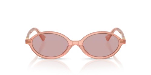 MIU MIU MU 04ZS - 20I60V - ​50 Sonnenbrillen Opal Rosa Oval