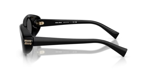 MIU MIU MU B09S - 16K08Z - 52 Sonnenbrillen Schwarz Oval