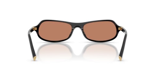 MIU MIU MU B10SU - 16K90Q - 55 Sonnenbrillen Schwarz Unregelmäßig