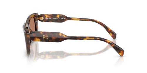 MIU MIU MU B12S - 14L20D - 56 Sonnenbrillen Honig Havanna Rechteck