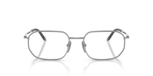 PRADA PR D51V - 5AV1O1 - 54 Brillenfassungen Bläulich-Graues Metall Unregelmäßig