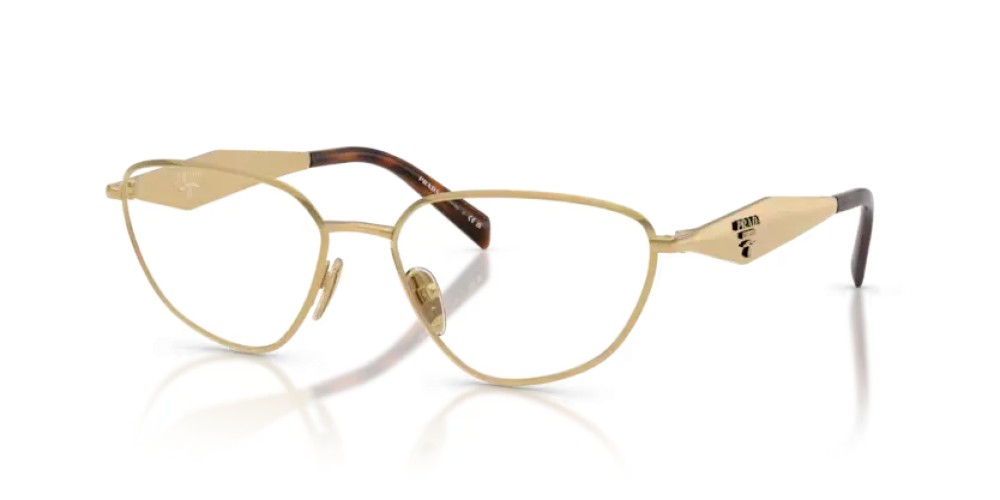 PRADA PR D52V - 5AK1O1 - 54 Brillenfassungen Gold Unregelmäßig