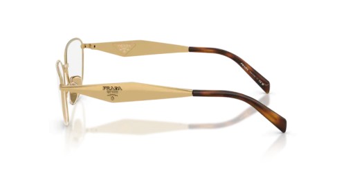 PRADA PR D52V - 5AK1O1 - 54 Brillenfassungen Gold Unregelmäßig