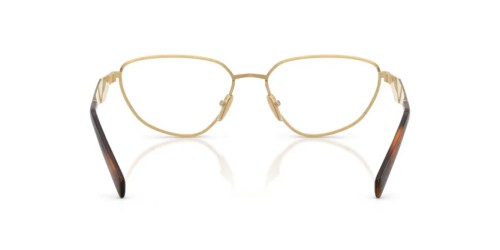 PRADA PR D52V - 5AK1O1 - 54 Brillenfassungen Gold Unregelmäßig