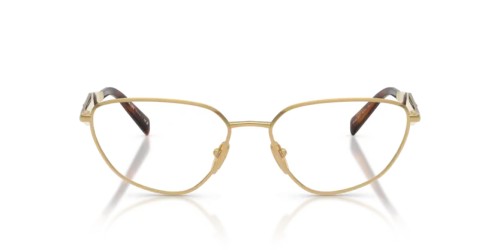 PRADA PR D52V - 5AK1O1 - 54 Brillenfassungen Gold Unregelmäßig