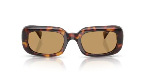 MIU MIU MU B13S - 27L10Y - 52 Sonnenbrillen Havanna Rechteck