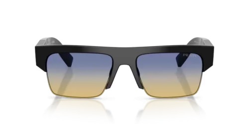 PRADA PR D12SU - 16K50E - 55 Sonnenbrillen Schwarz Rechteck