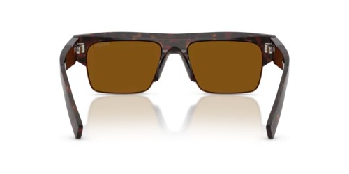 PRADA PR D12SU - 17N20V - 55 Sonnenbrillen Wurzel Schildkröte Rechteck