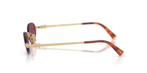 MIU MIU 0MU A54S - 5AK20Y - 51 Sonnenbrillen Gold Oval