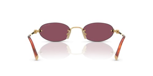 MIU MIU 0MU A54S - 5AK20Y - 51 Sonnenbrillen Gold Oval
