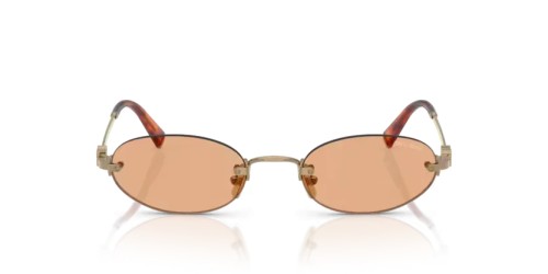 MIU MIU 0MU A54S - 7OE90X - 51 Sonnenbrillen Bronze Oval