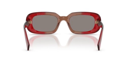 MIU MIU MU B13S - 23M80Q - 52 Sonnenbrillen Burgunder Rechteck