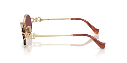 MIU MIU MU 52YS - 5AK20Y - 54 Sonnenbrillen Gold Oval