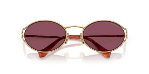 MIU MIU MU 52YS - 5AK20Y - 54 Sonnenbrillen Gold Oval