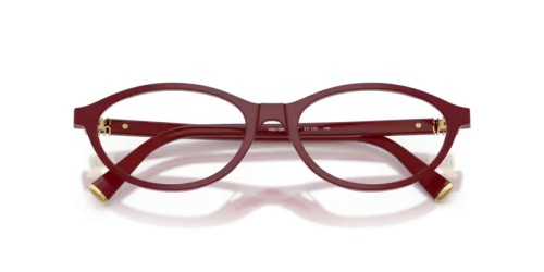 MIU MIU MU 09XV - 21I1O1 - 53 Brillenfassungen Opal Burgunderrot Oval
