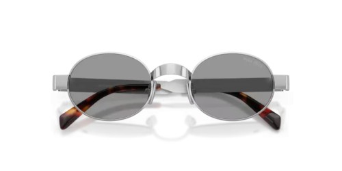MIU MIU MU B51S - 21M50Q - 47 Sonnenbrillen Altsilber Oval