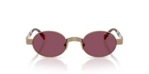 MIU MIU MU B51S - 7OE30Y - 47 Sonnenbrillen Bronze Oval