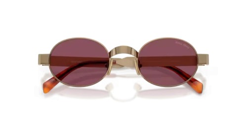MIU MIU MU B51S - 7OE30Y - 47 Sonnenbrillen Bronze Oval