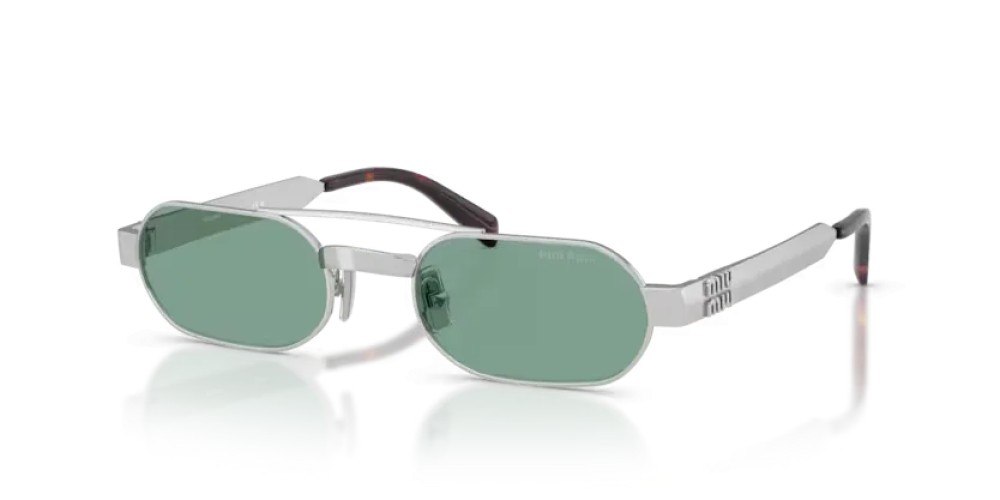 MIU MIU MU B52S - 21M40Y - 52 Sonnenbrillen Altsilber Oval