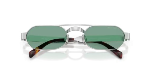 MIU MIU MU B52S - 21M40Y - 52 Sonnenbrillen Altsilber Oval