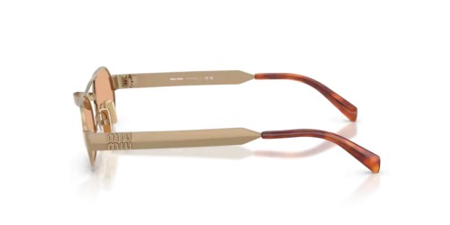 MIU MIU MU B52S - 7OE90X - 52 Sonnenbrillen Bronze Oval
