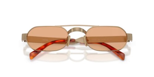 MIU MIU MU B52S - 7OE90X - 52 Sonnenbrillen Bronze Oval
