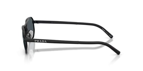 PRADA PR D53S - 7AB70B - 55 Sonnenbrillen Satinschwarz Unregelmäßig