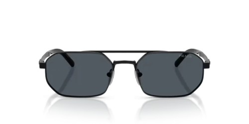PRADA PR D53S - 7AB70B - 55 Sonnenbrillen Satinschwarz Unregelmäßig