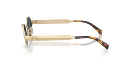 MIU MIU MU B51S - ZVN70B - 47 Sonnenbrillen Hellgold Oval
