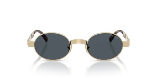 MIU MIU MU B51S - ZVN70B - 47 Sonnenbrillen Hellgold Oval
