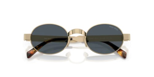 MIU MIU MU B51S - ZVN70B - 47 Sonnenbrillen Hellgold Oval