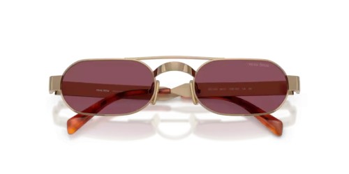 MIU MIU MU B52S - 7OE30Y - 52 Sonnenbrillen Bronze Oval