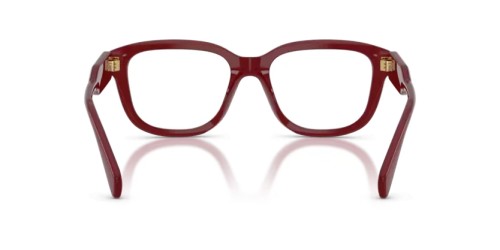 MIU MIU MU 02ZV - 21I1O1 - 53 Brillenfassungen Opalrot Rechteck