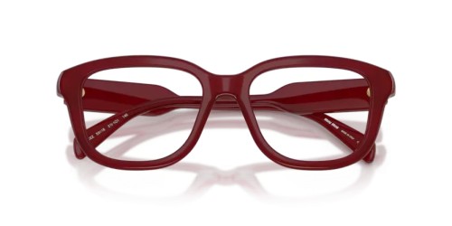 MIU MIU MU 02ZV - 21I1O1 - 53 Brillenfassungen Opalrot Rechteck