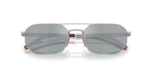 PRADA PR D53S - 1BC40X - 55 Sonnenbrillen Silber Unregelmäßig