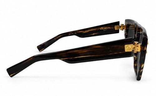 Balmain BPS-100 B-I - B - 56 Sonnenbrillen Havanna Quadratisch
