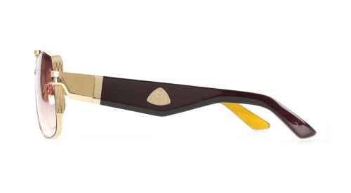 Maybach THE KING IV - MG/B-WFV-Z69 - 63 Sonnenbrillen Gold / Schwarz Pilot (Aviator)