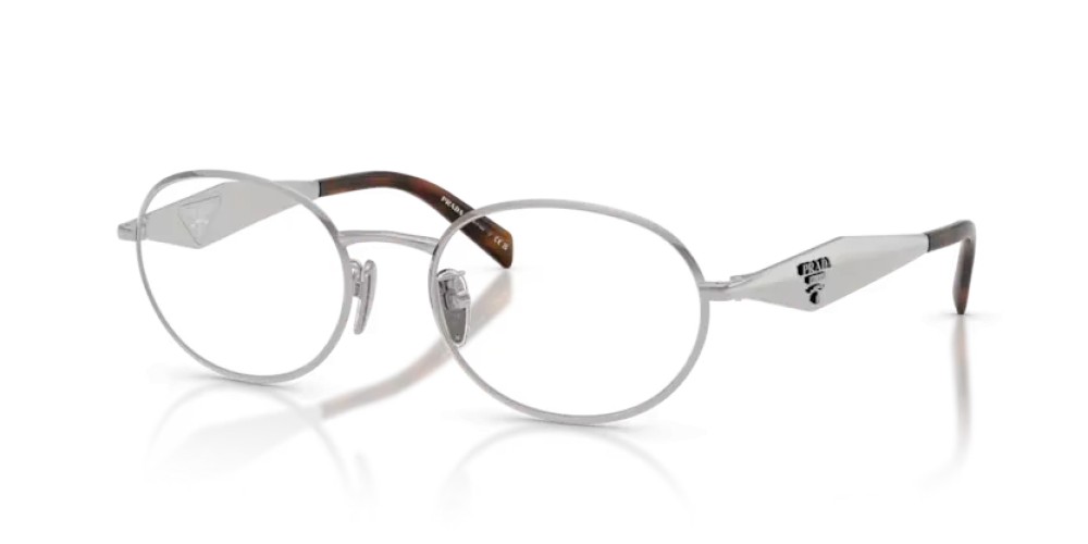 PRADA PR D53VD - 1BC1O1 - 54 Brillenfassungen Silber Oval