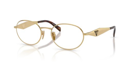 PRADA PR D53VD - 5AK1O1 - 54 Brillenfassungen Gold Oval