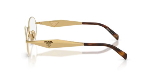 PRADA PR D53VD - 5AK1O1 - 54 Brillenfassungen Gold Oval