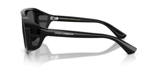 DOLCE & GABBANA DG6208 - 501/87 - 55 Sonnenbrillen Schwarz Pilot (Aviator)
