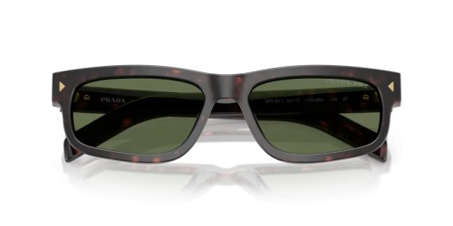 PRADA PR B11S - 17N20G - 57 - MIT POLARISIERTEN GLÄSERN Sonnenbrillen Rechteck