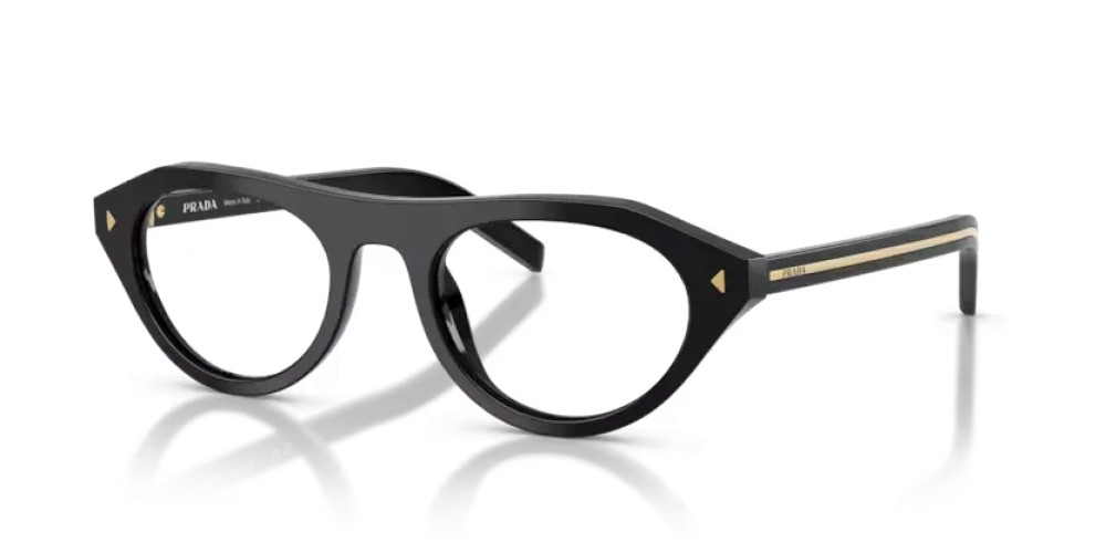 PRADA PR B15S - 16K60K - 51 - MIT BLAU-VIOLETTEM LICHTFILTER-GLÄSERN Sonnenbrillen Schwarz