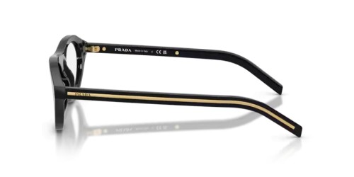 PRADA PR B15S - 16K60K - 51 - MIT BLAU-VIOLETTEM LICHTFILTER-GLÄSERN Sonnenbrillen Schwarz
