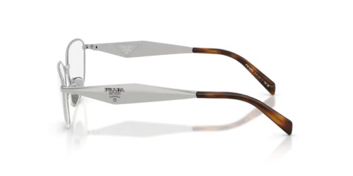 PRADA PR D52V - 1BC1O1 - 54 Brillenfassungen Silber Unregelmäßig