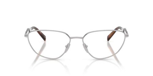 PRADA PR D52V - 1BC1O1 - 54 Brillenfassungen Silber Unregelmäßig