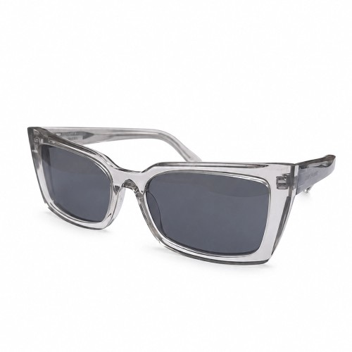 Saint Laurent SL554 - 004 - 54 Sonnenbrillen Transparent Eckig