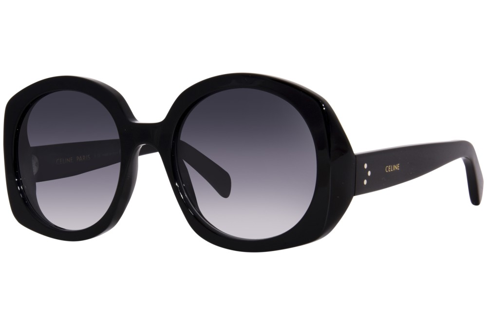 Celine CL40242I - 01B - 53 Sonnenbrillen Schwarz Rund