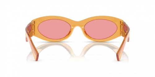 MIU MIU MU 11WS - 12T1D0 - 54 Sonnenbrillen Transparent Orange Oval